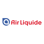 Logo di Air Liquide, un'azienda globale specializzata in gas industriali e servizi per diversi settori.