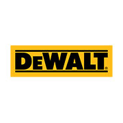 Logo DeWalt su sfondo giallo e testo nero, noto marchio di utensili professionali per costruzione e fai-da-te.