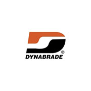 Logo Dynabrade su sfondo bianco, caratterizzato da una D rossa e nera stilizzata.