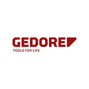 Logo di Gedore, produttore di utensili, con slogan Tools for Life su sfondo bianco.