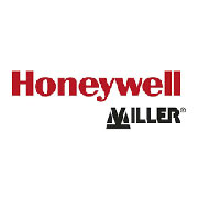 Logo combinato di Honeywell e Miller, aziende leader in sicurezza e innovazione tecnologica.