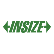 Logo INSIZE con scritta verde e frecce laterali, simbolo di precisione e misurazione nel settore degli strumenti.