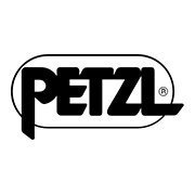 Logo della Petzl, noto marchio francese specializzato in attrezzature per l'outdoor e l'arrampicata.