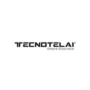Logo di Tecnotelai con slogan Sempre Disponibile su sfondo bianco.
